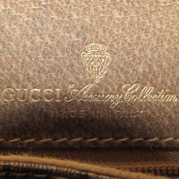 Gucci Brown Monogram Shoulder Bag - Picture 9 of 15